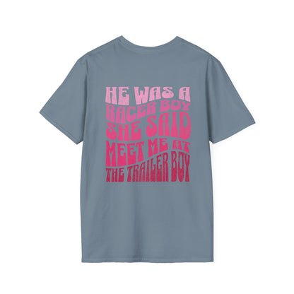 Racer Boy Pink T-Shirt
