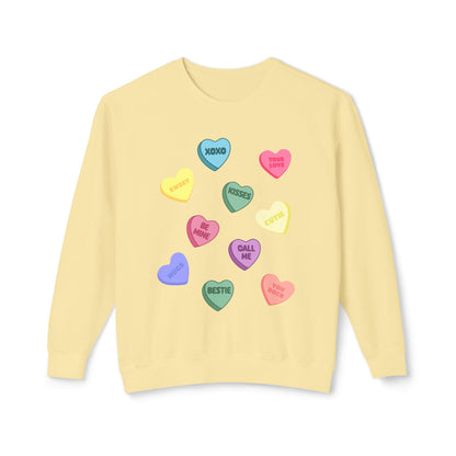 Candy Heart Crewneck Sweatshirt