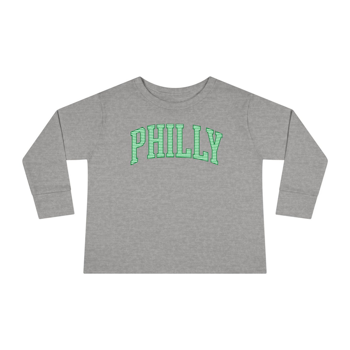 PHILLY Seersucker Toddler Long Sleeve Tee
