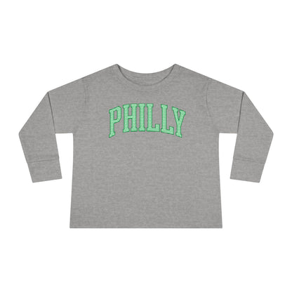 PHILLY Seersucker Toddler Long Sleeve Tee