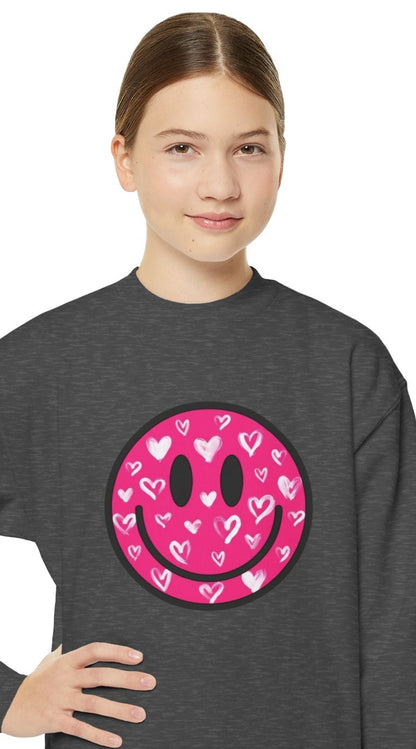 Graffiti Hearts Youth Sweatshirt