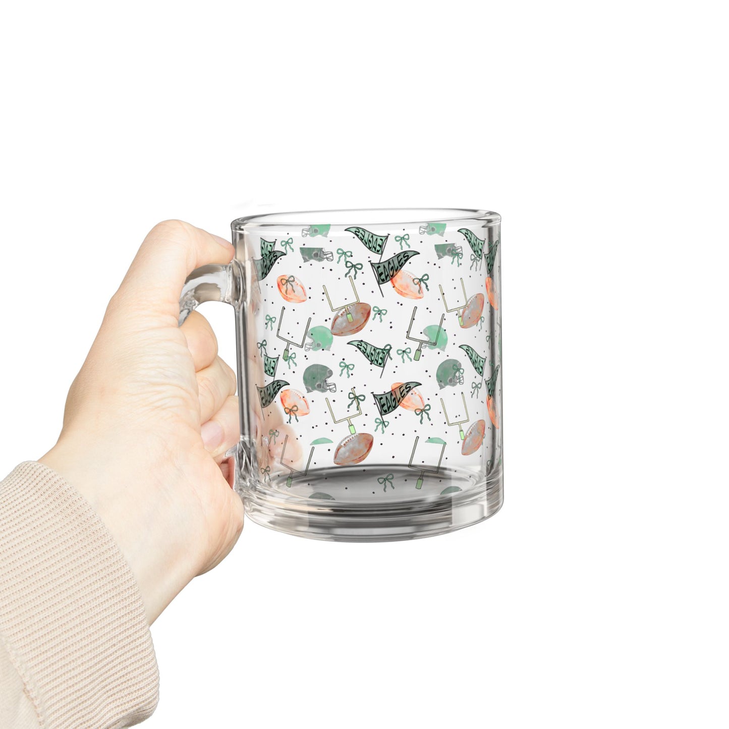 Eagles Glass Mug, 10oz