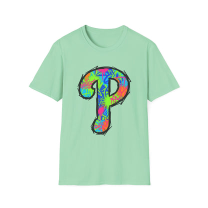 80s Funky 'P' Retro T-Shirt