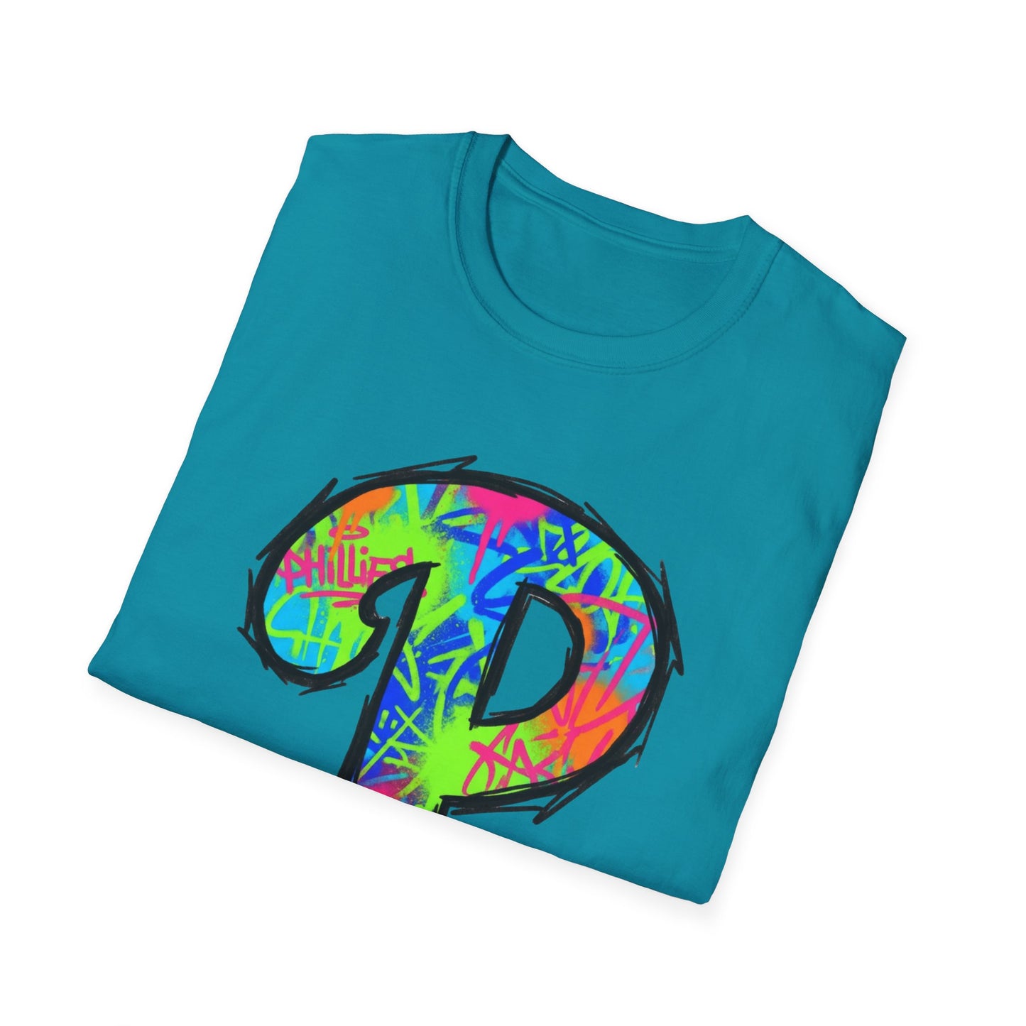 80s Funky 'P' Retro T-Shirt