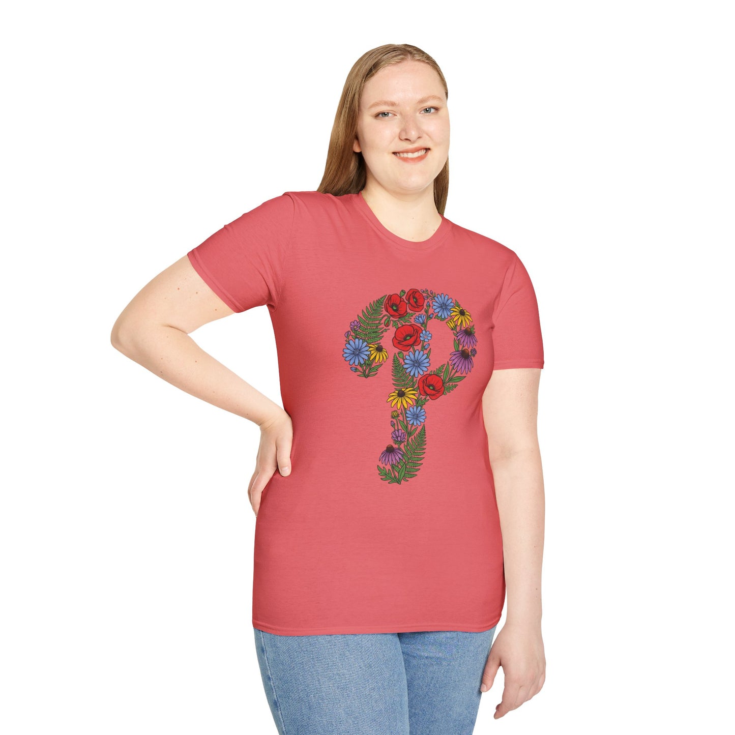 Floral  P T-Shirt