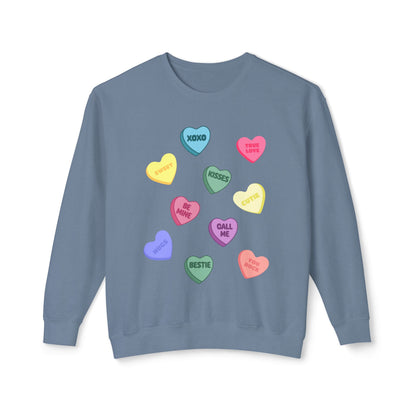 Candy Heart Crewneck Sweatshirt