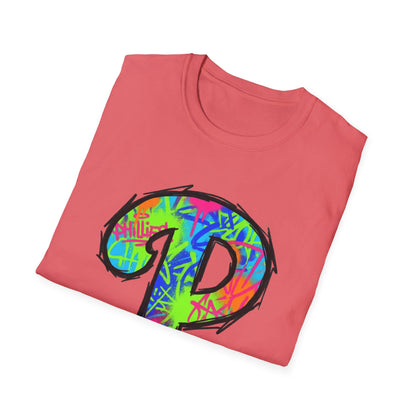 80s Funky 'P' Retro T-Shirt