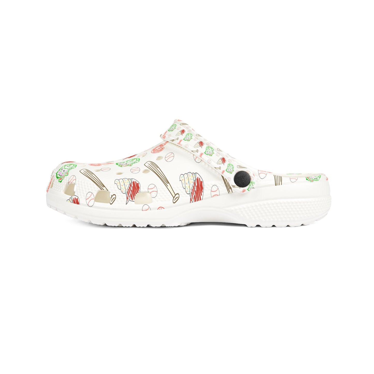 Philly Pattern Clogs — EVA Foam Slip-On Shoes