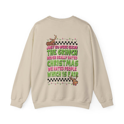 Grinch Crewneck Sweatshirt