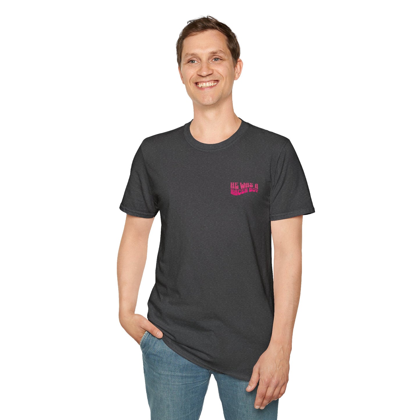 Racer Boy Pink T-Shirt