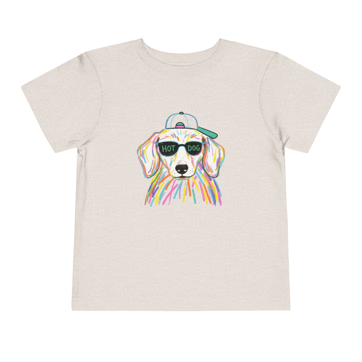 Hot Dog Toddler Short Sleeve Tee