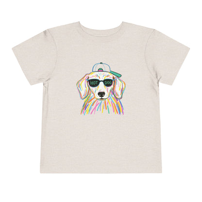 Hot Dog Toddler Short Sleeve Tee