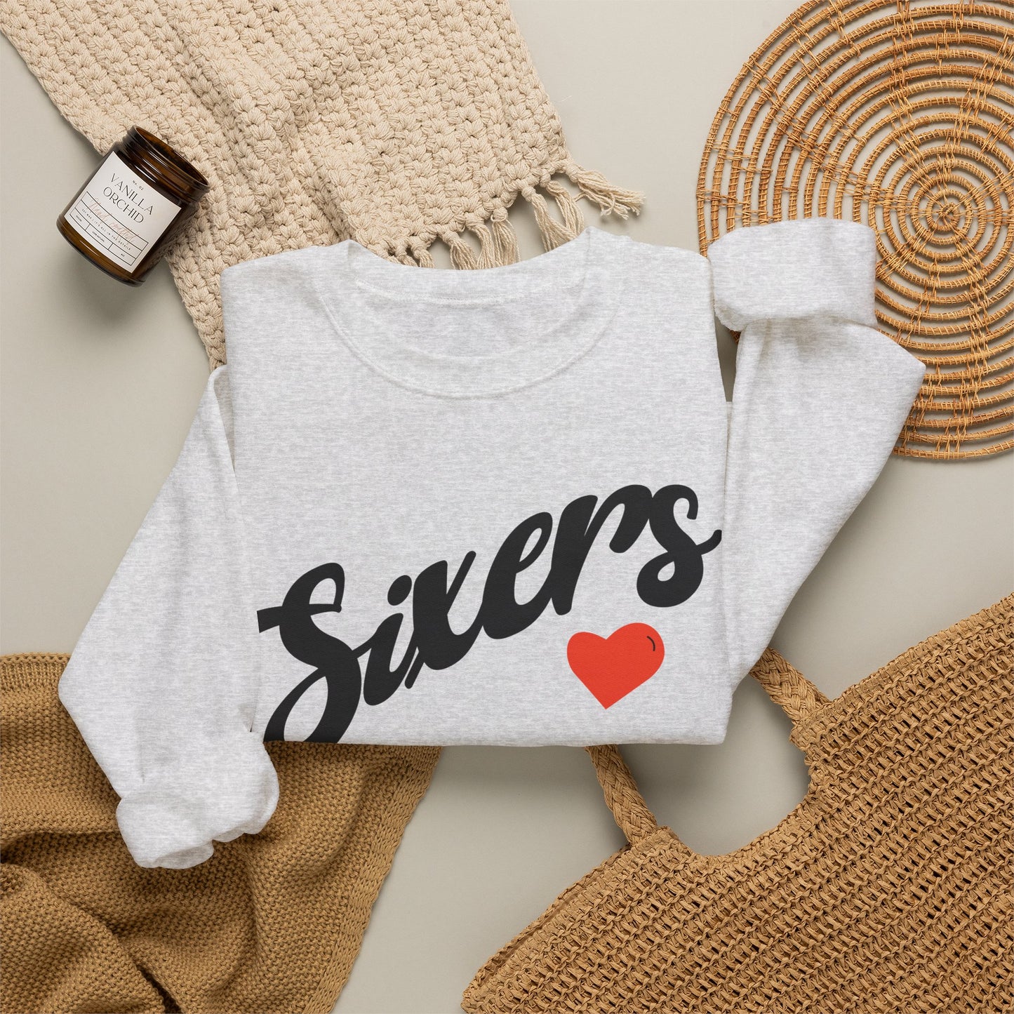 Sixers Heart Sweatshirt