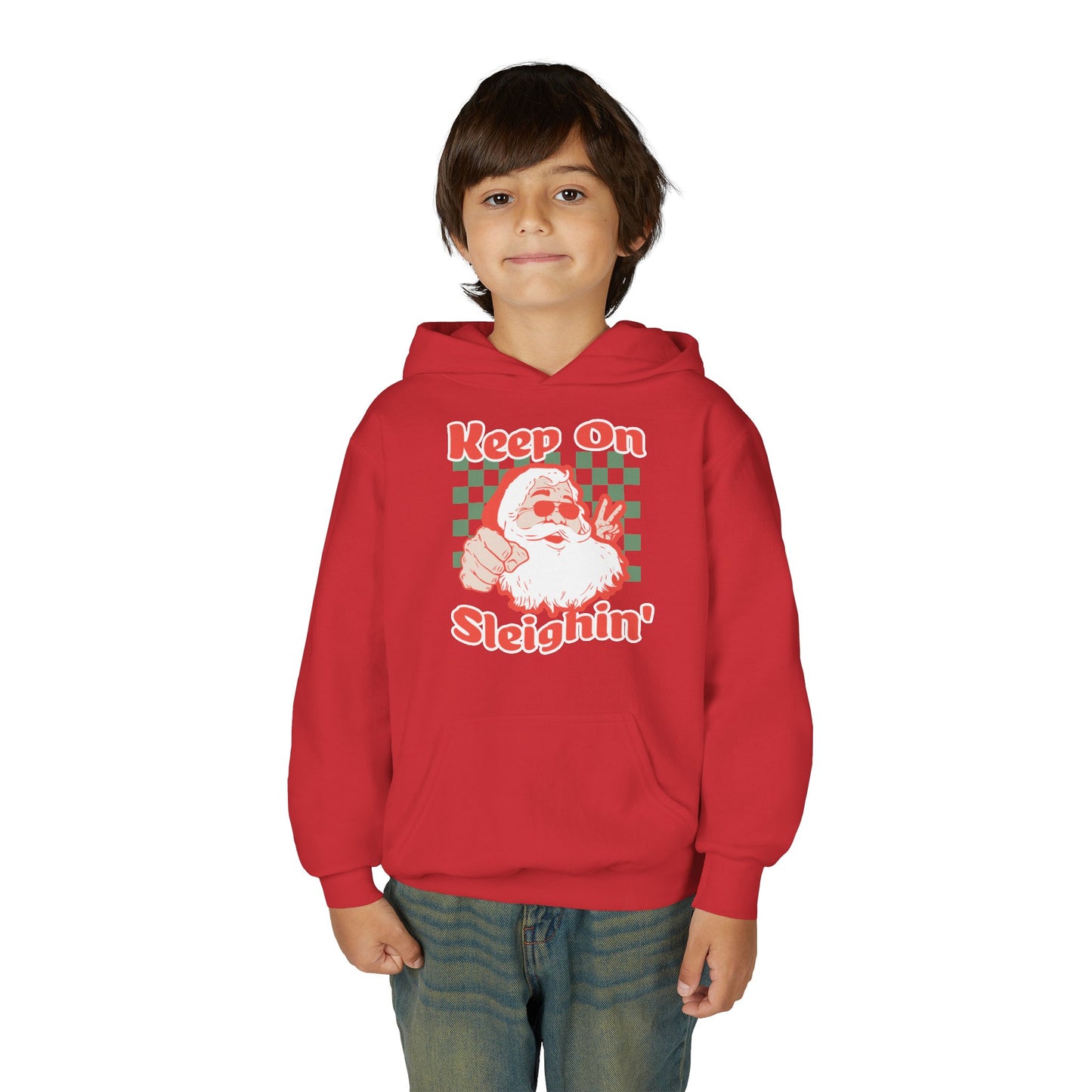 Youth Sleighin' Hooded Sweatshirt