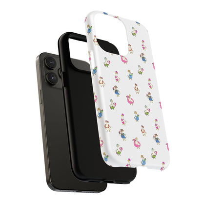 Cute Goose Summer Pattern Tough Magnetic Case