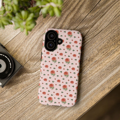 Peony Collage Phone Case