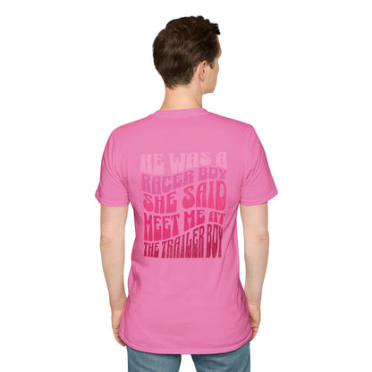 Racer Boy Pink T-Shirt