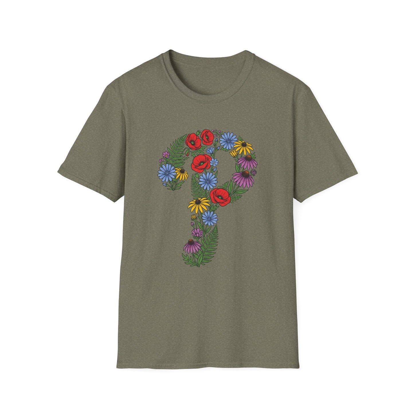 Floral  P T-Shirt