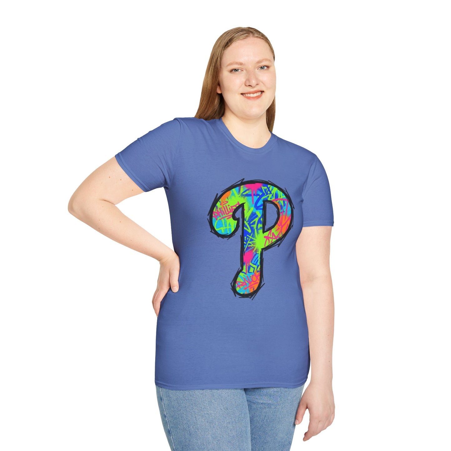 80s Funky 'P' Retro T-Shirt