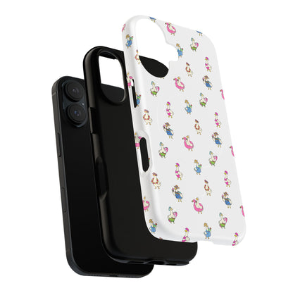 Cute Goose Summer Pattern Tough Magnetic Case