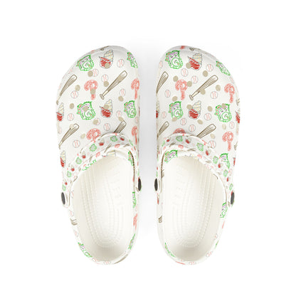 Philly Pattern Clogs — EVA Foam Slip-On Shoes
