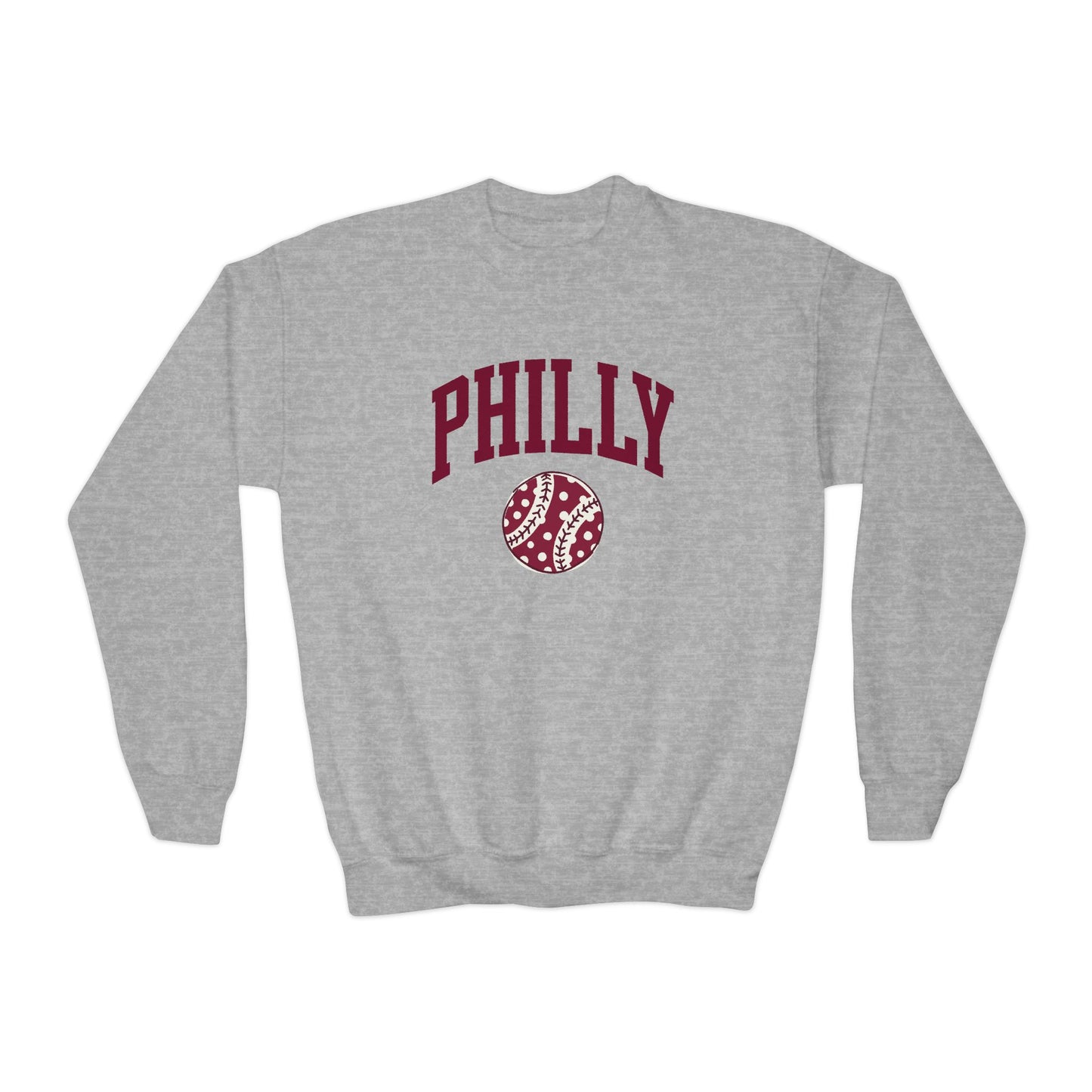 PHILLY Baseball Youth Crewneck Sweatshirt