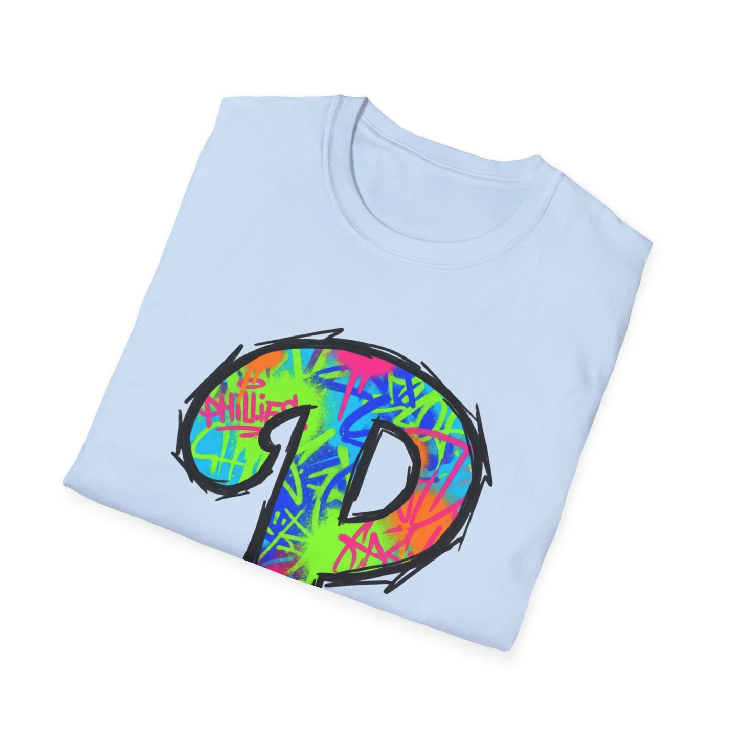 80s Funky 'P' Retro T-Shirt