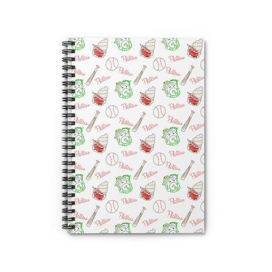 Phillies Spiral Notebook - Ruled Line