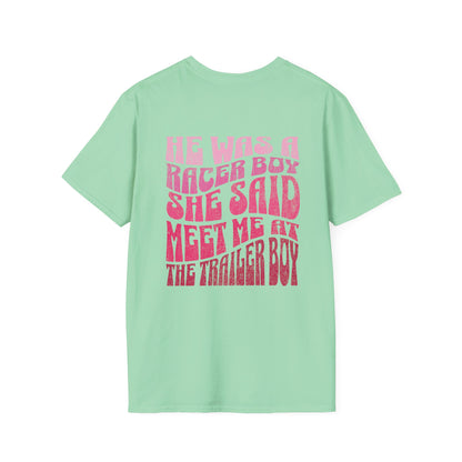 Racer Boy Pink T-Shirt