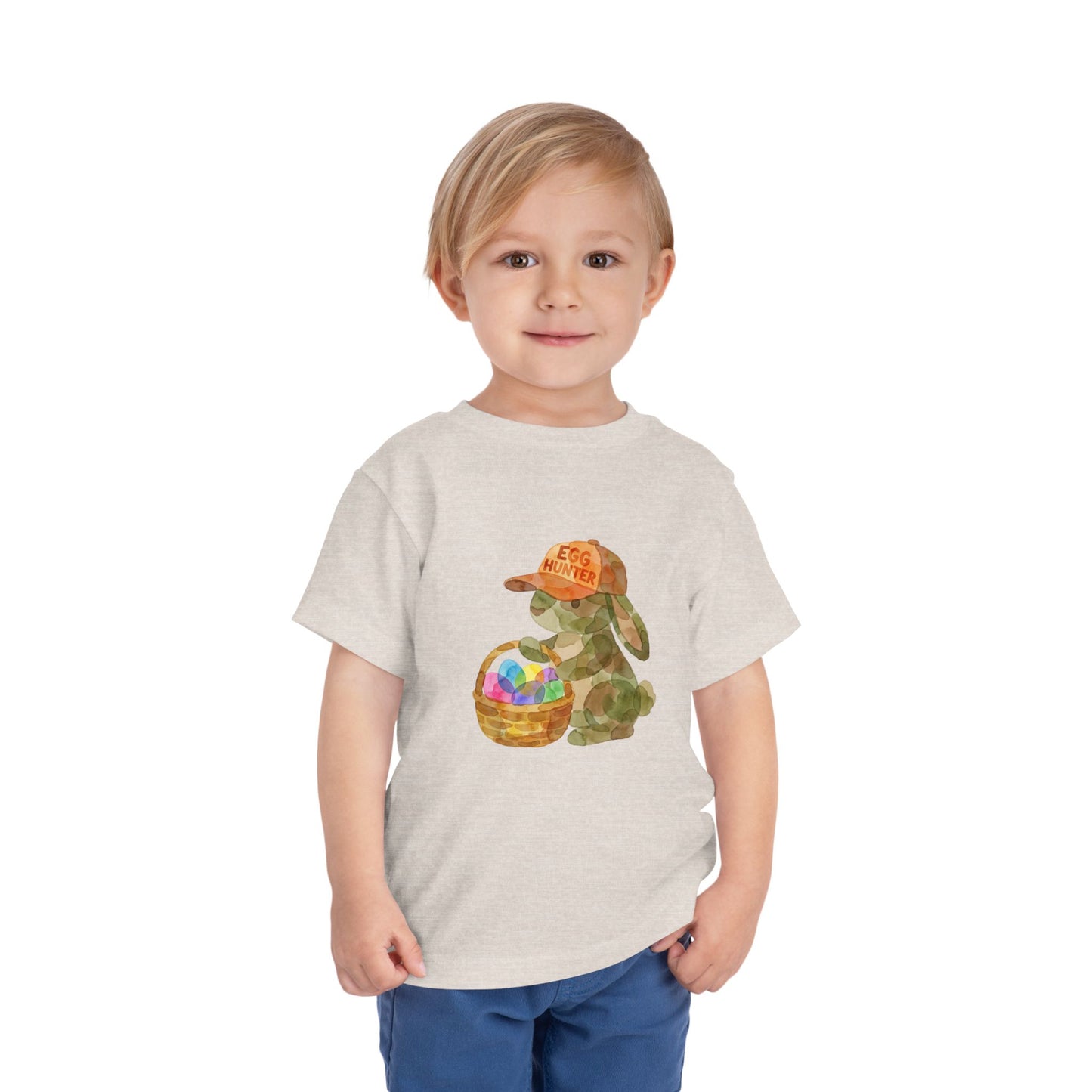 Camo Easter Bunny "Egg Hunter" Toddler Tee