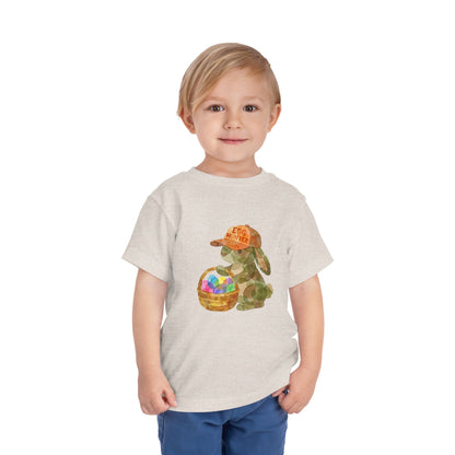 Camo Easter Bunny "Egg Hunter" Toddler Tee