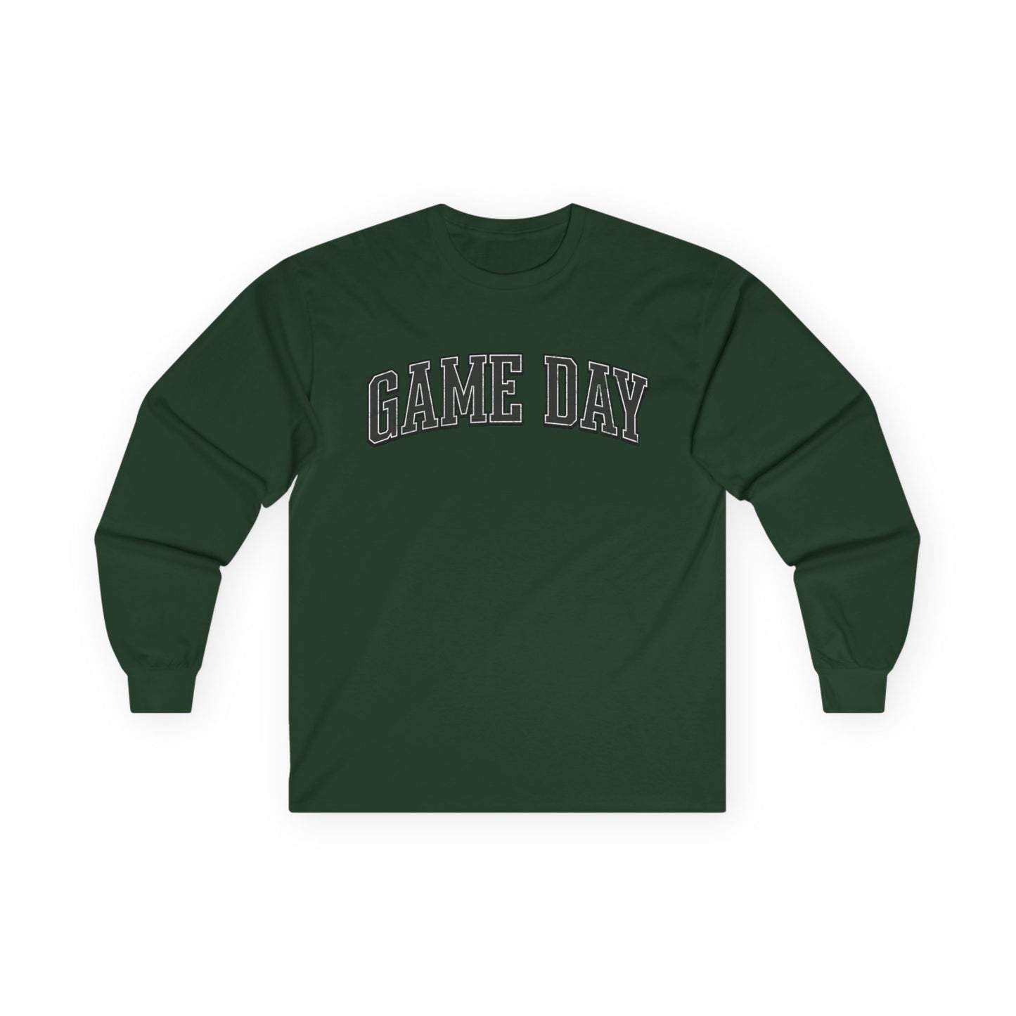 Game Day Distressed Long Sleeve Tee