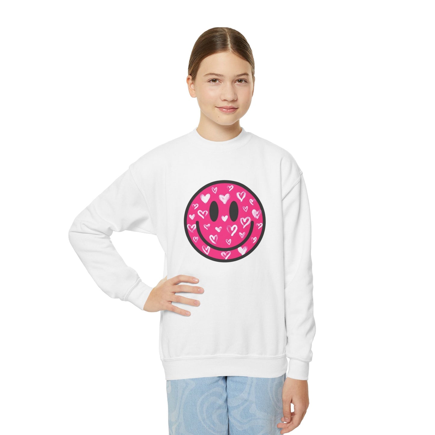 Graffiti Hearts Youth Sweatshirt