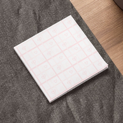 Heart Pattern Post-it® Note Pads