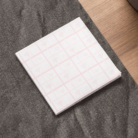 Heart Pattern Post-it® Note Pads