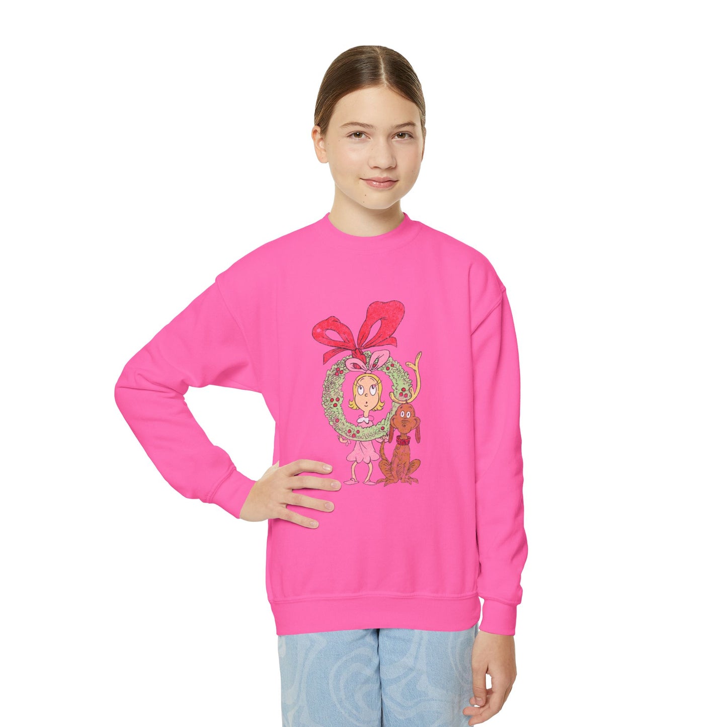 Cindy Lou Youth Crewneck Sweatshirt