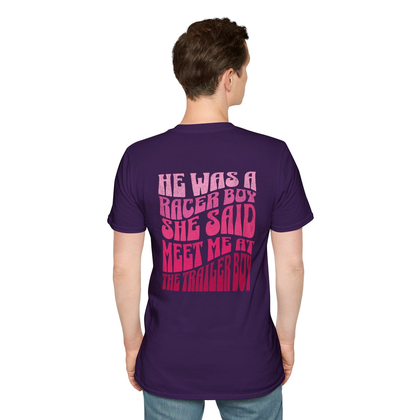 Racer Boy Pink T-Shirt