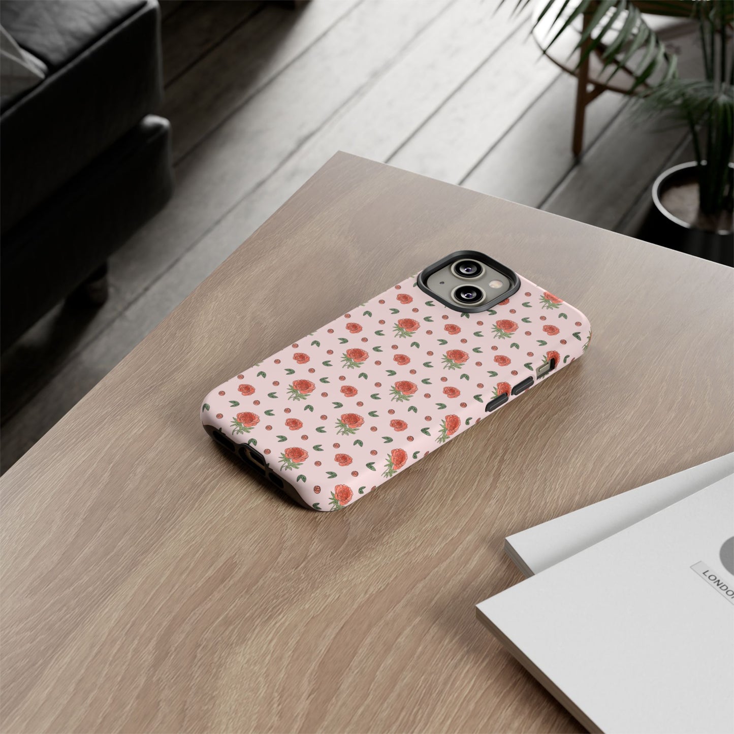 Peony Collage Phone Case