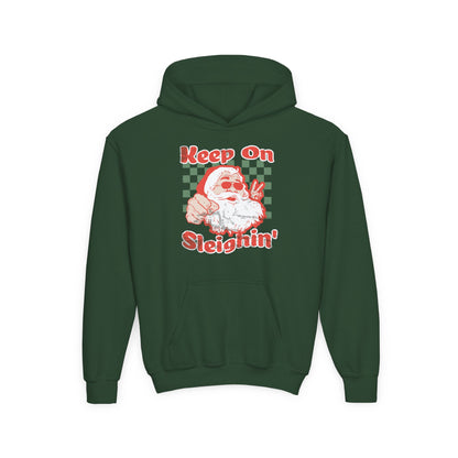 Youth Sleighin' Hooded Sweatshirt