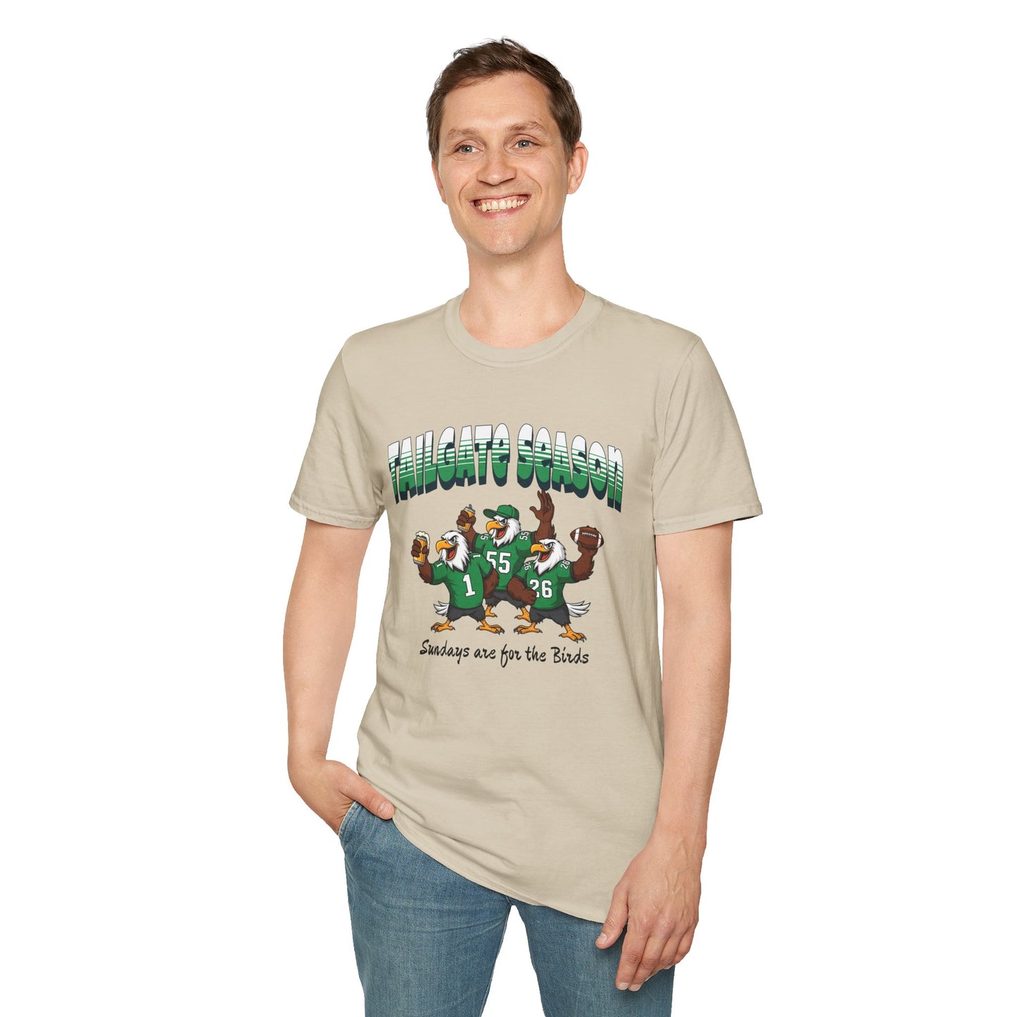 Birds Tailgate Unisex Softstyle T-Shirt