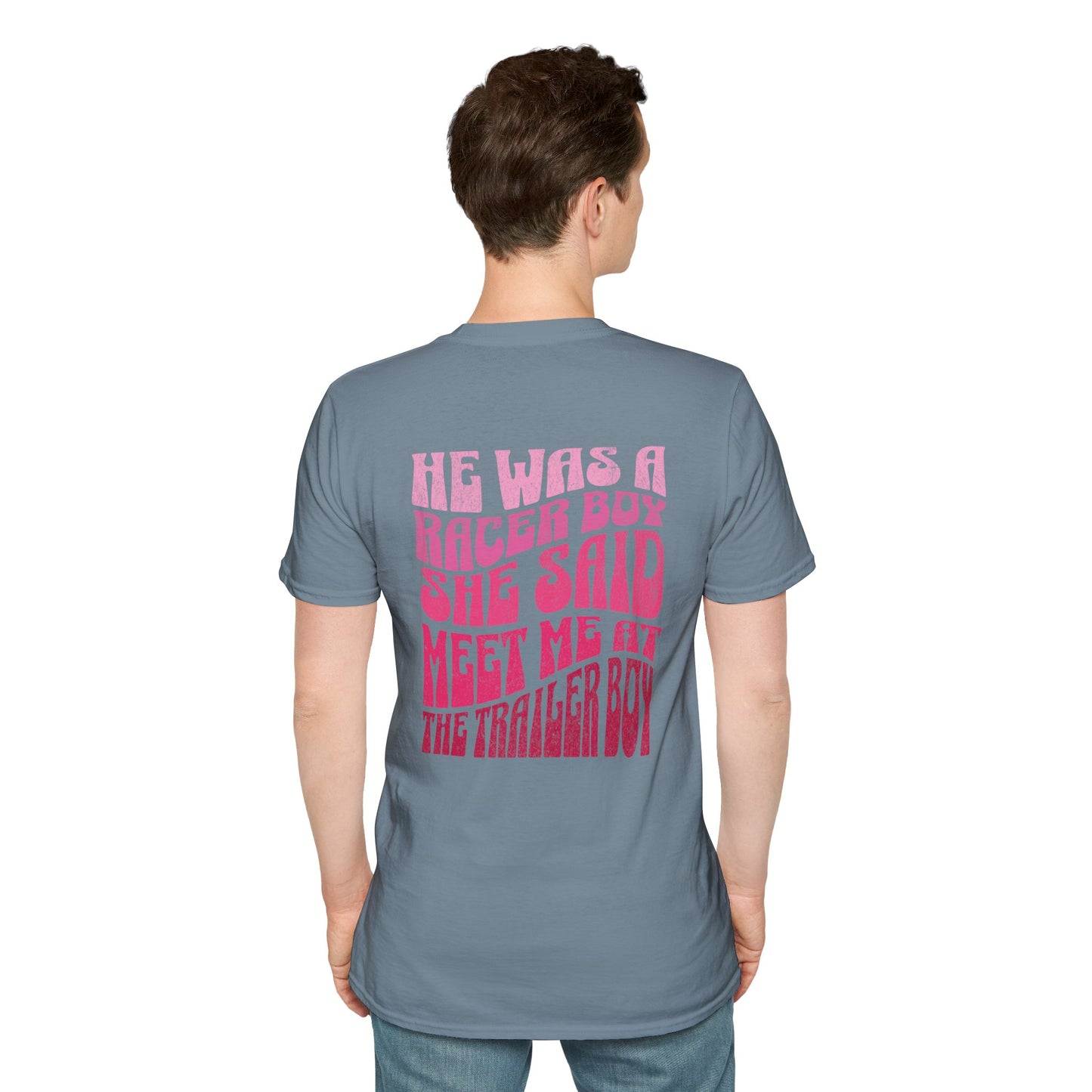 Racer Boy Pink T-Shirt