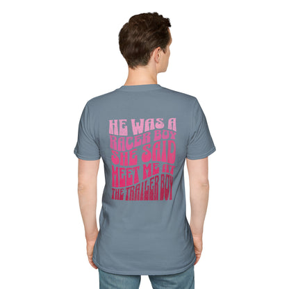 Racer Boy Pink T-Shirt