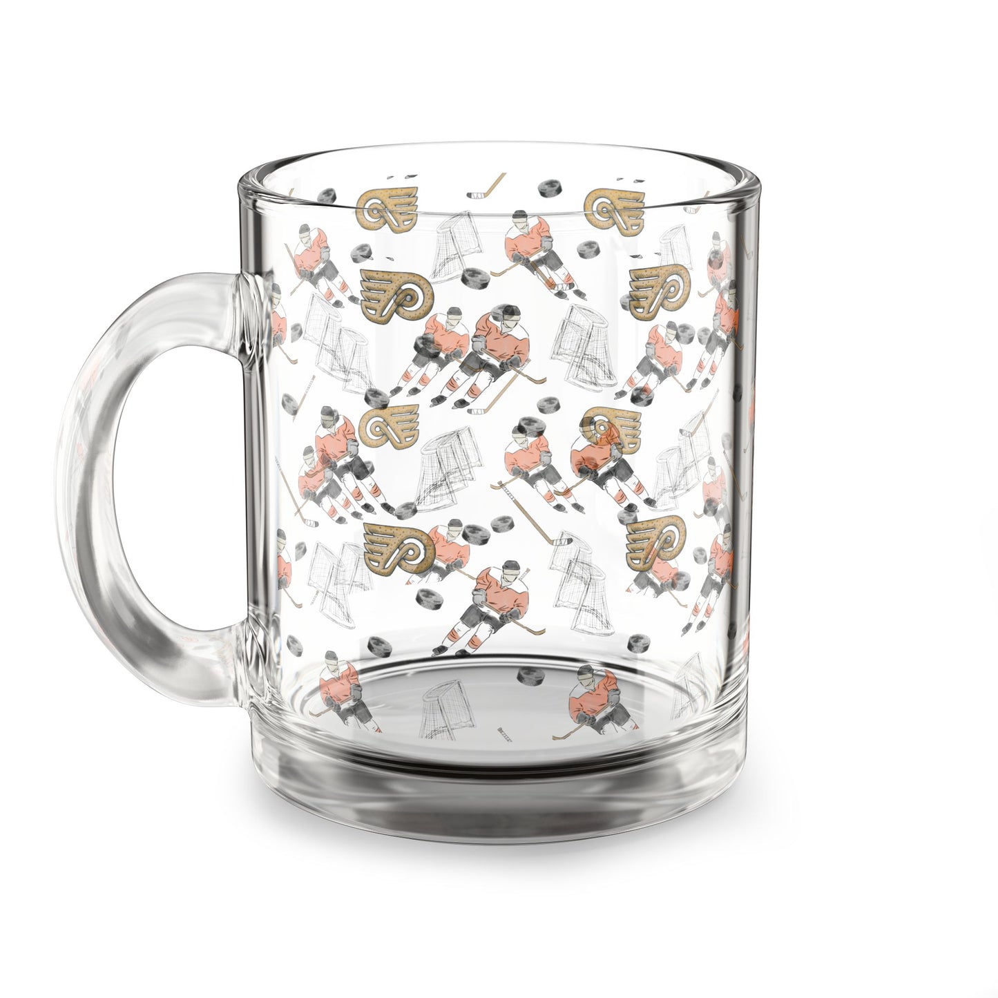 Flyers Glass Mug, 10oz