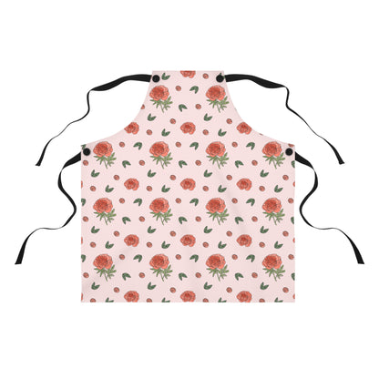 Peony Apron — Floral Kitchen Apron