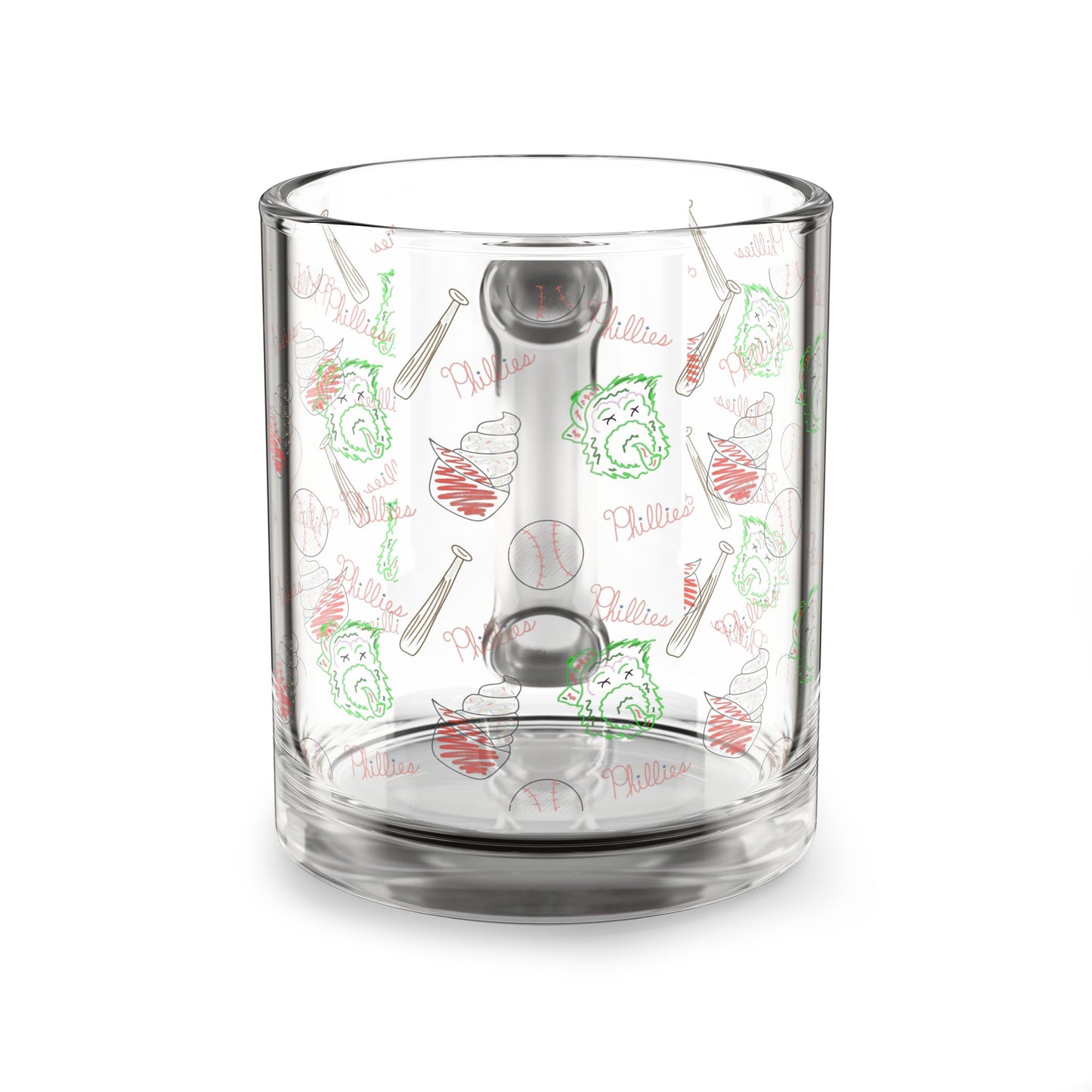 Phillies Glass Mug, 10oz