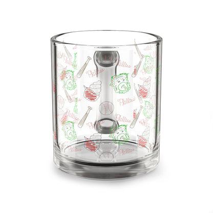 Phillies Glass Mug, 10oz