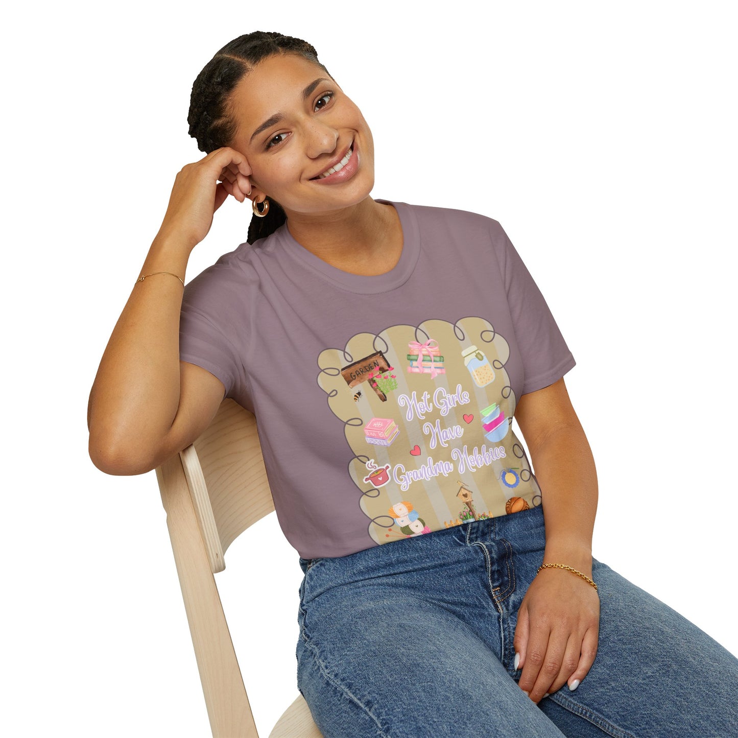 Hot Girls Grandma Hobbies T-Shirt