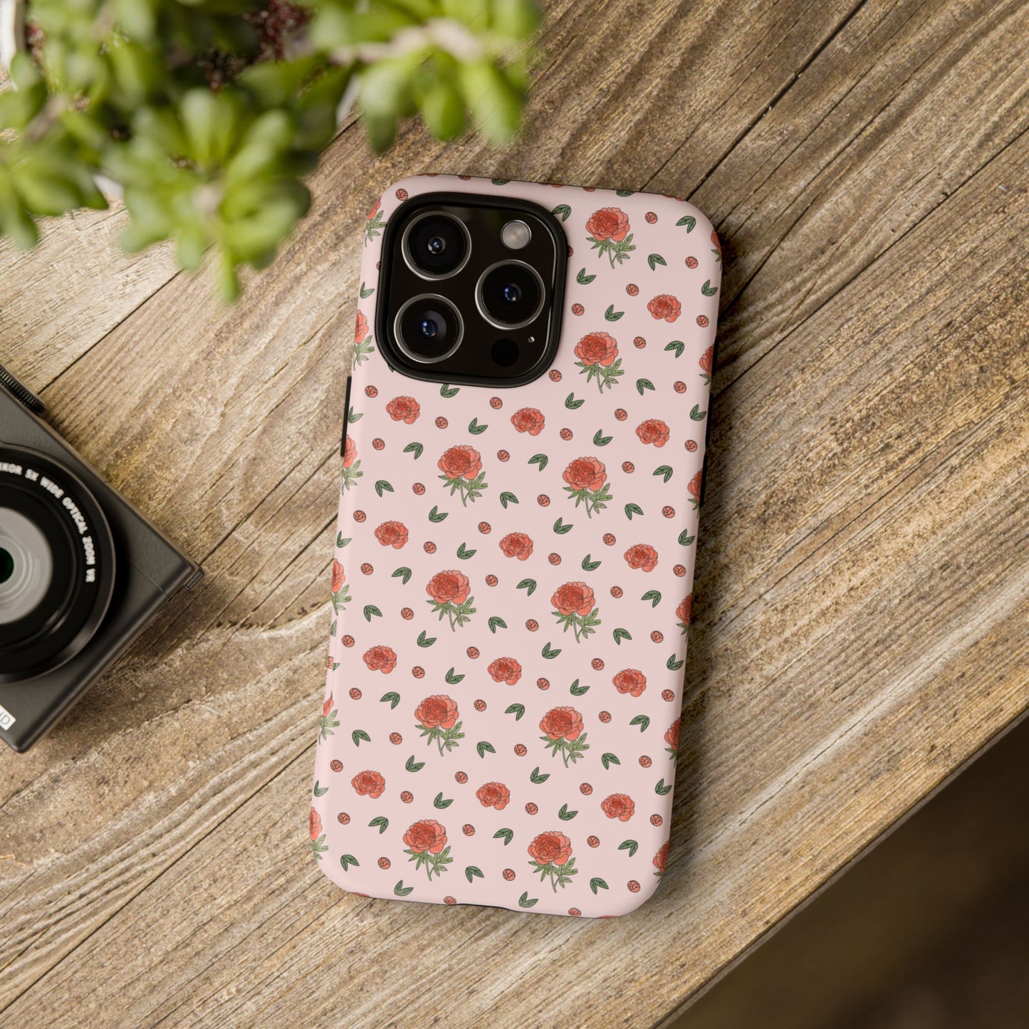 Peony Collage Phone Case