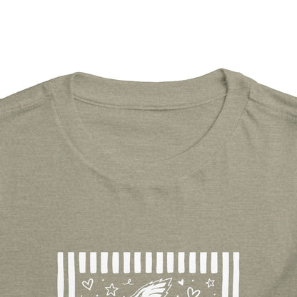 Eagles Girl Collage Toddler Tee