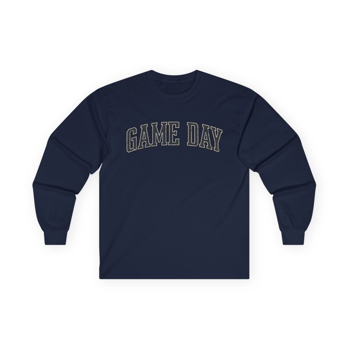 Game Day Distressed Long Sleeve Tee